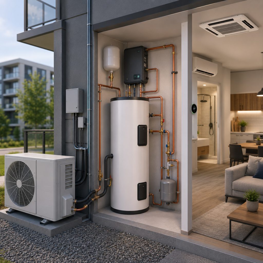 HVAC and hot-water integration - EVECTRIX ELECTRIC LOAD MANAGEMENT SYSTEM